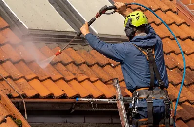 Démoussage et hydrofuge de toiture à Arbéost